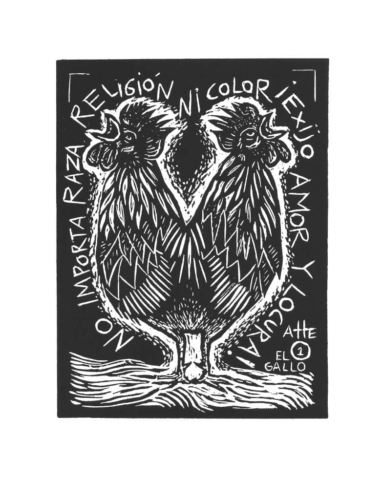 Carta de Lotería 1 - EL GALLO