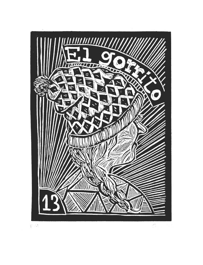 Carta de Lotería 13 - EL GORRITO