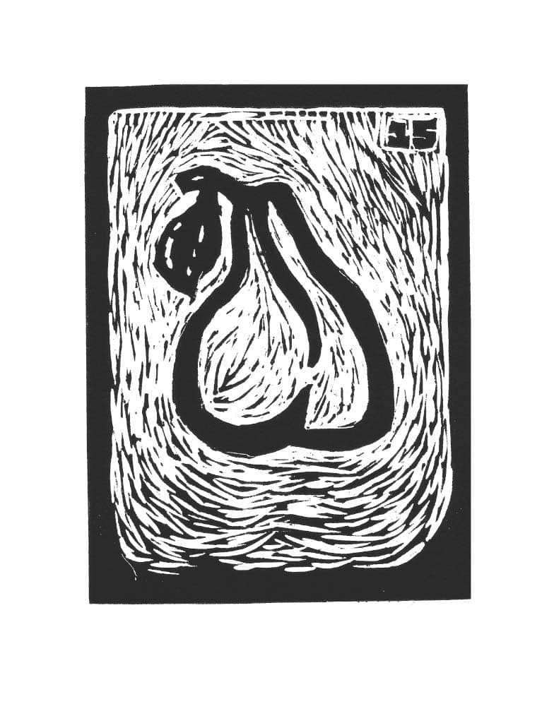 Carta de Lotería 15 - LA PERA