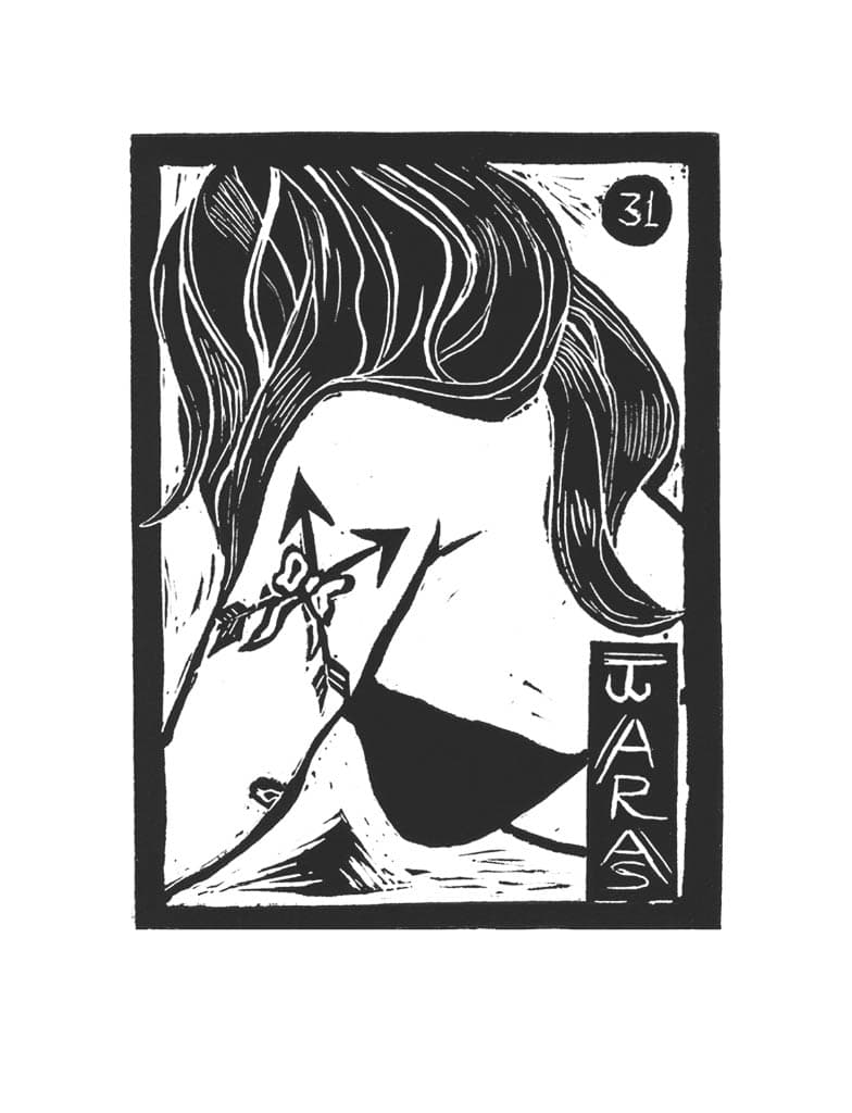 Carta de Lotería 31 - LAS JARAS