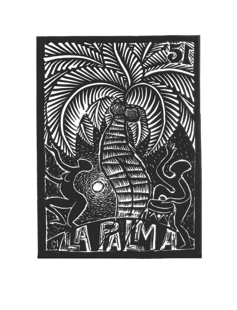 Carta de Lotería 51 - LA PALMA