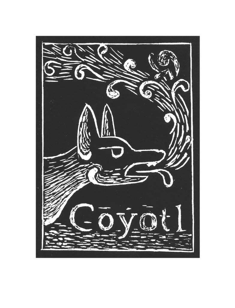 Carta de Lotería 64 - Coyote