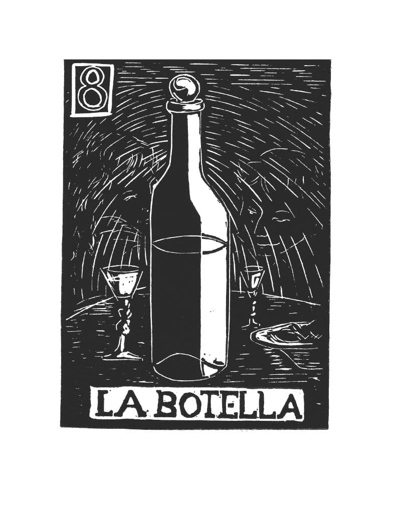 Carta de Lotería 8 - LA BOTELLA